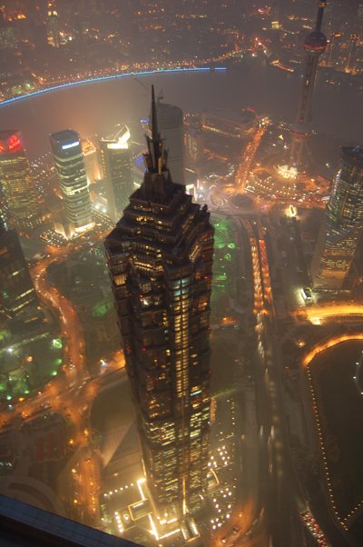 SWFC and Jin Mao Tower at Night