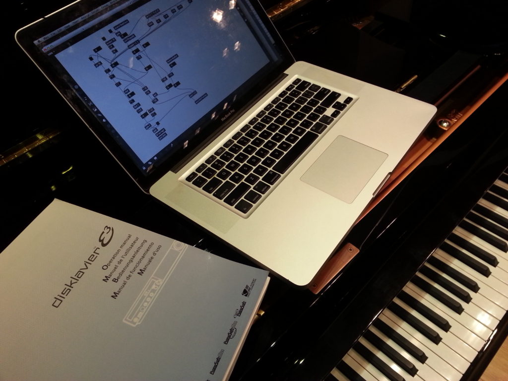 Getting Max to talk to the Disklavier