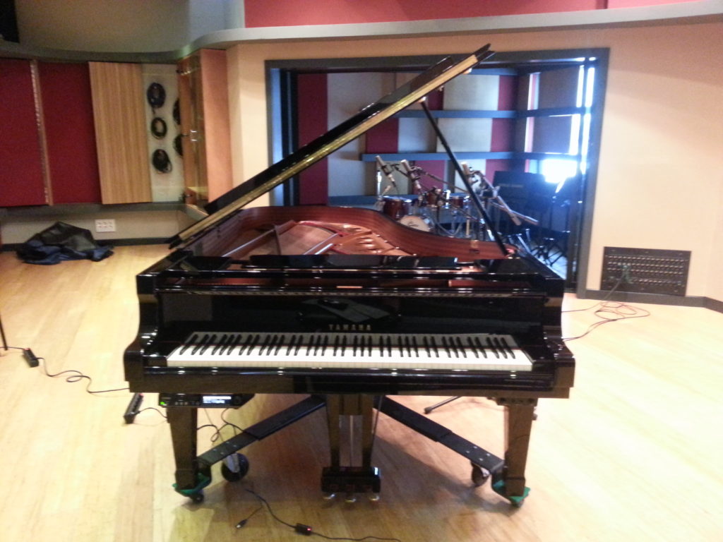 Recording the Disklavier on the Ann Kreis Scoring Stage