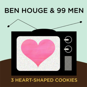 3 Heart-Shaped Cookies