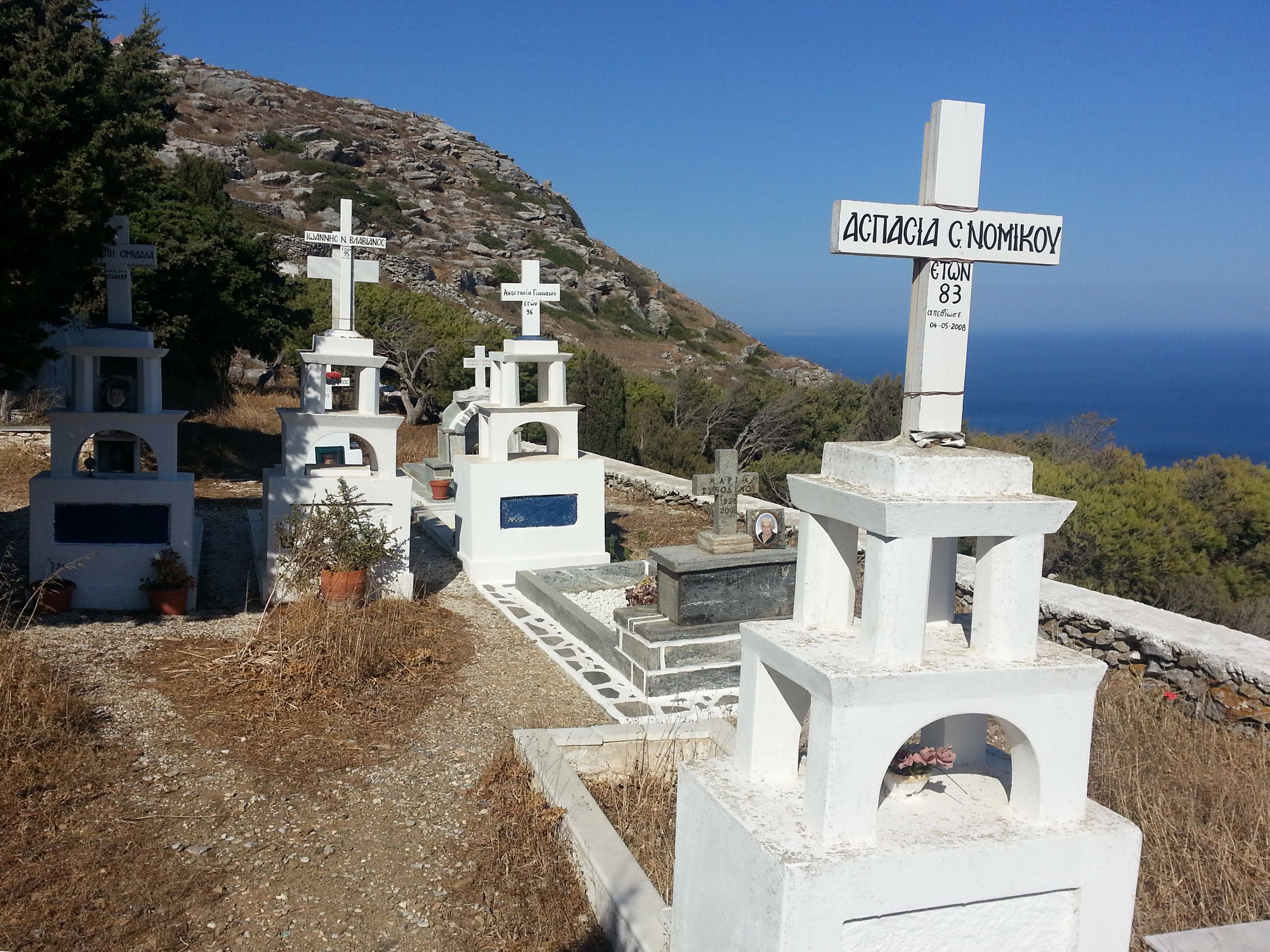 A cemetery on Amorgos